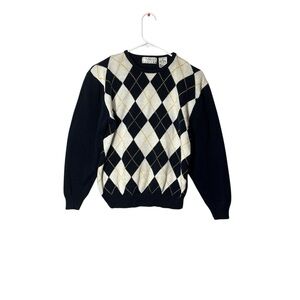 Talbots Petite PS,Argyle Sweater